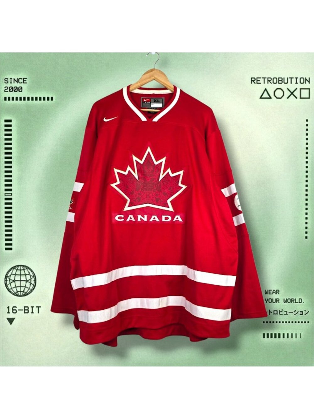 2010 Team Canada Olympic Nike Jersey Red Size XL